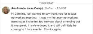 Testimonial from Ann Hunter